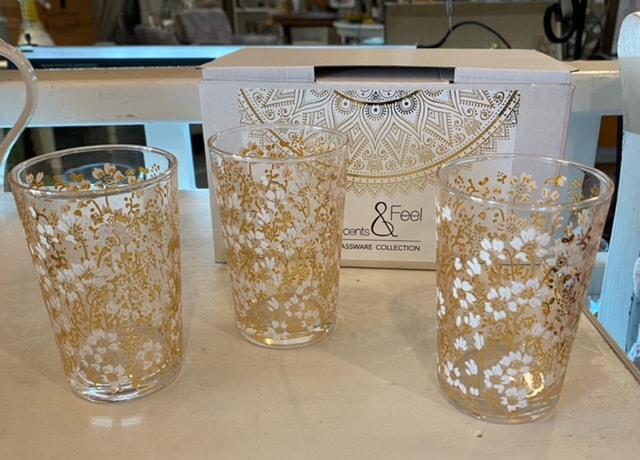 Eden Flower Tea Glasses Set/6